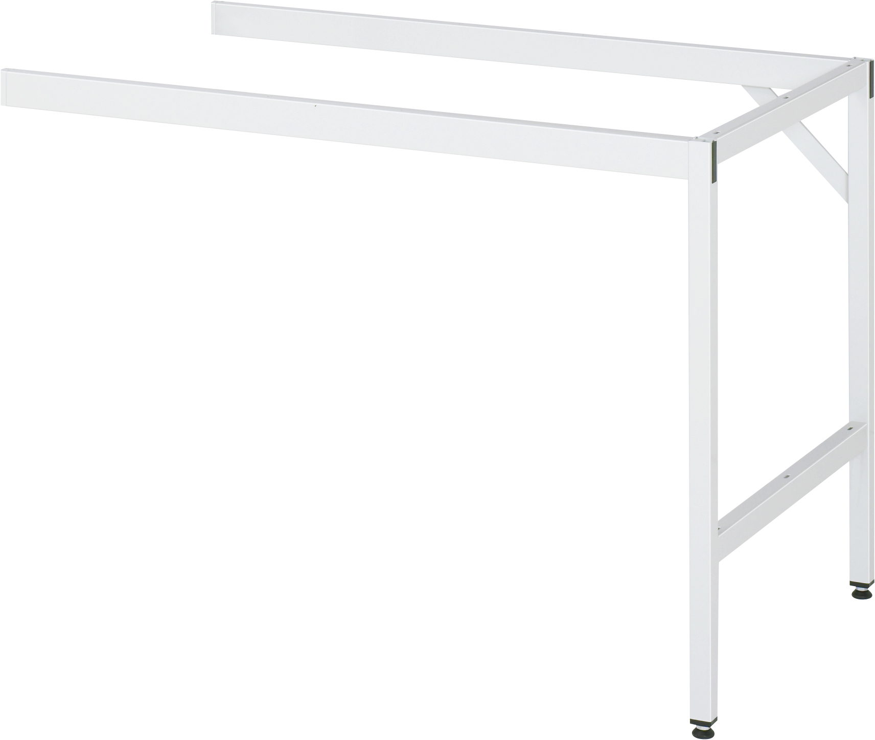 Arbeitstisch - Anbaugestell, B 1310 x T 860 x H 780-830 mm, ohne Platte