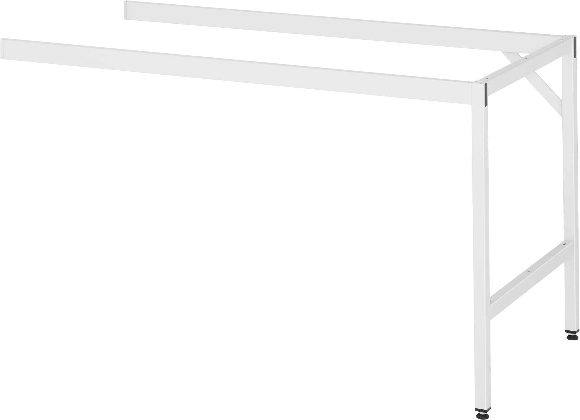 Arbeitstisch - Anbaugestell, B 1810 x T 660 x H 780-830 mm, ohne Platte