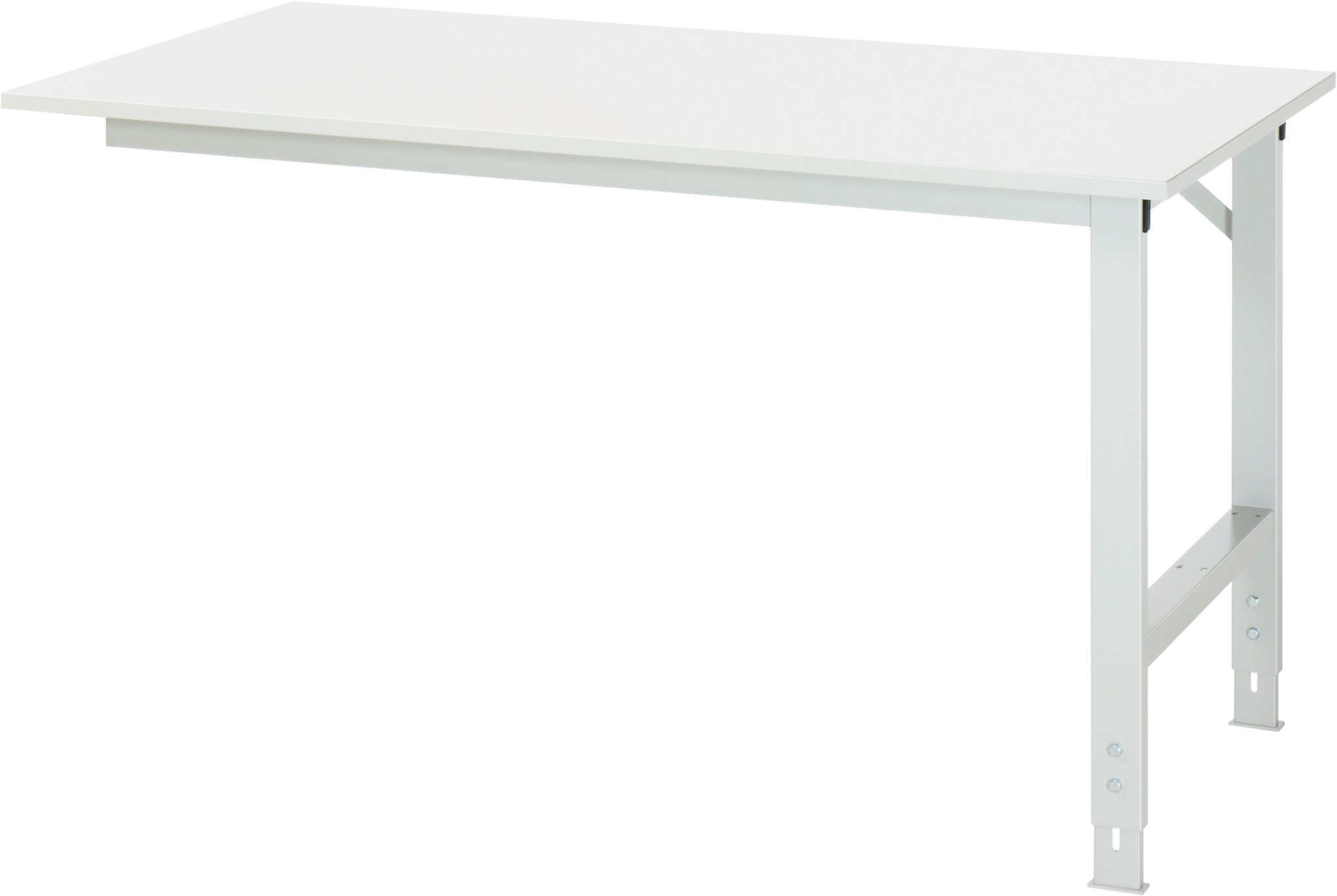 Anbautisch, B 1000 x T 800 x H 760-1080 mm
