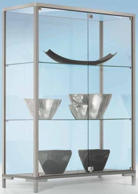 Halbhohe Vitrine 1350x1000x400 mm HxBxT