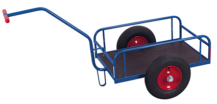 Handwagen ohne Bordwand, 790x435 mm BxT Ladefläche