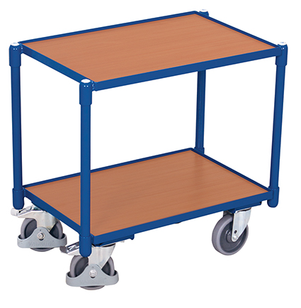 Euro-System-Roller, 605x410 mm BxT mit 2 Ladeflächen/Rand