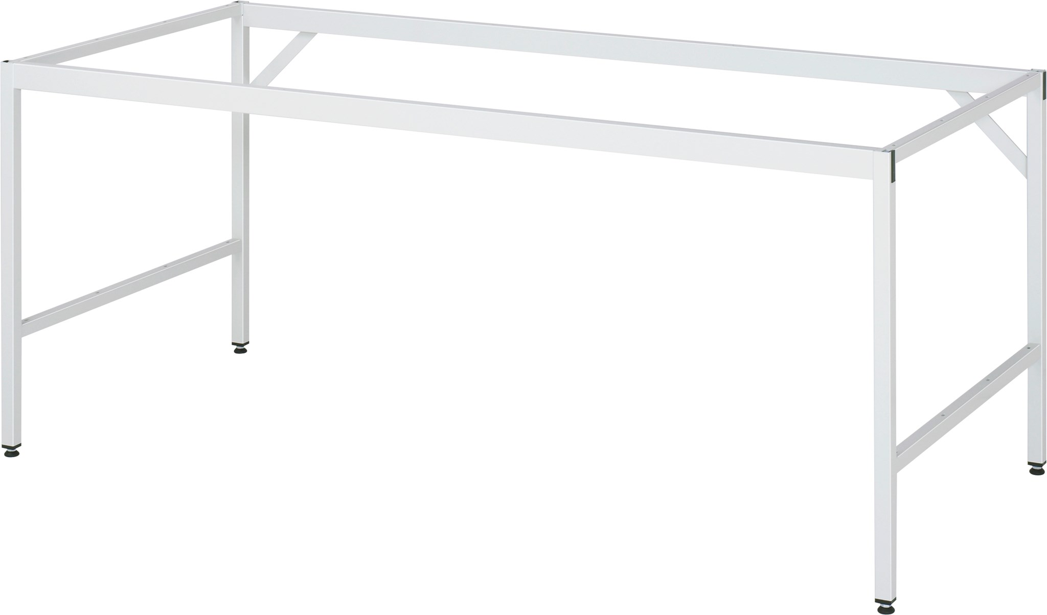 Arbeitstisch - Grundgestell, B 840 x T 860 x H 780-830 mm, ohne Platte