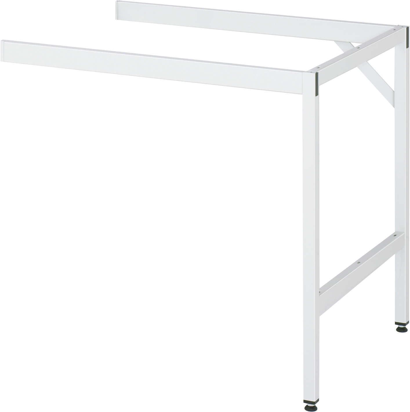 Arbeitstisch - Anbaugestell, B 810 x T 860 x H 780-830 mm, ohne Platte