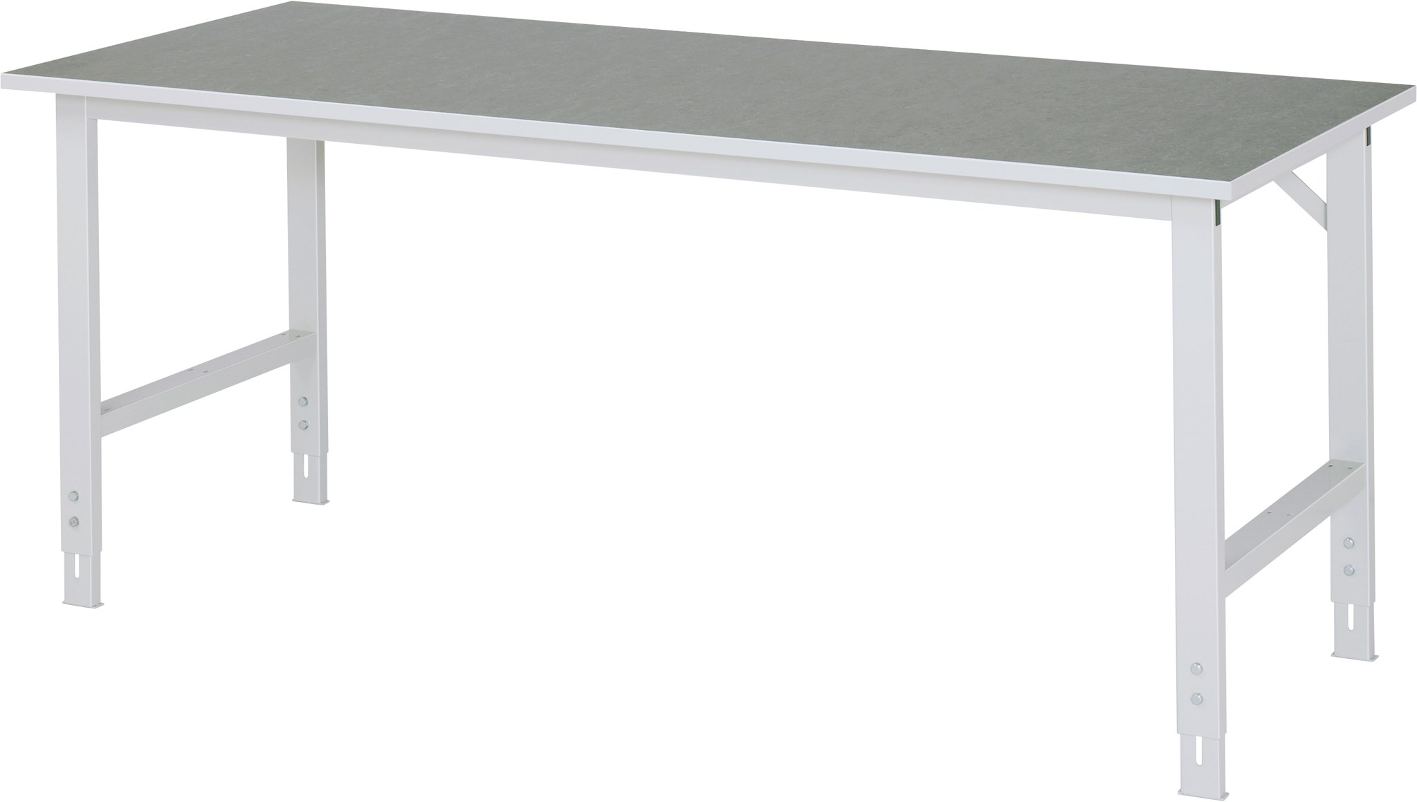 Arbeitstisch, B 2000 x T 800 x H 760-1080 mm