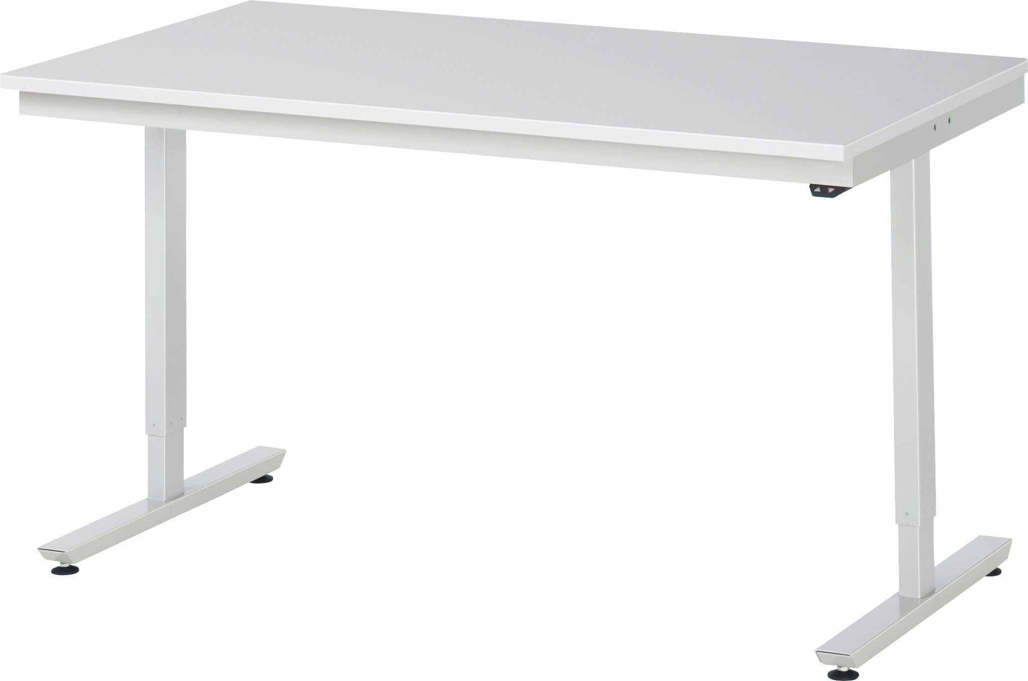 Arbeitstisch 1500x800x720-1120 mm BxTxH mit EGB-Melamin-Platte 28 mm