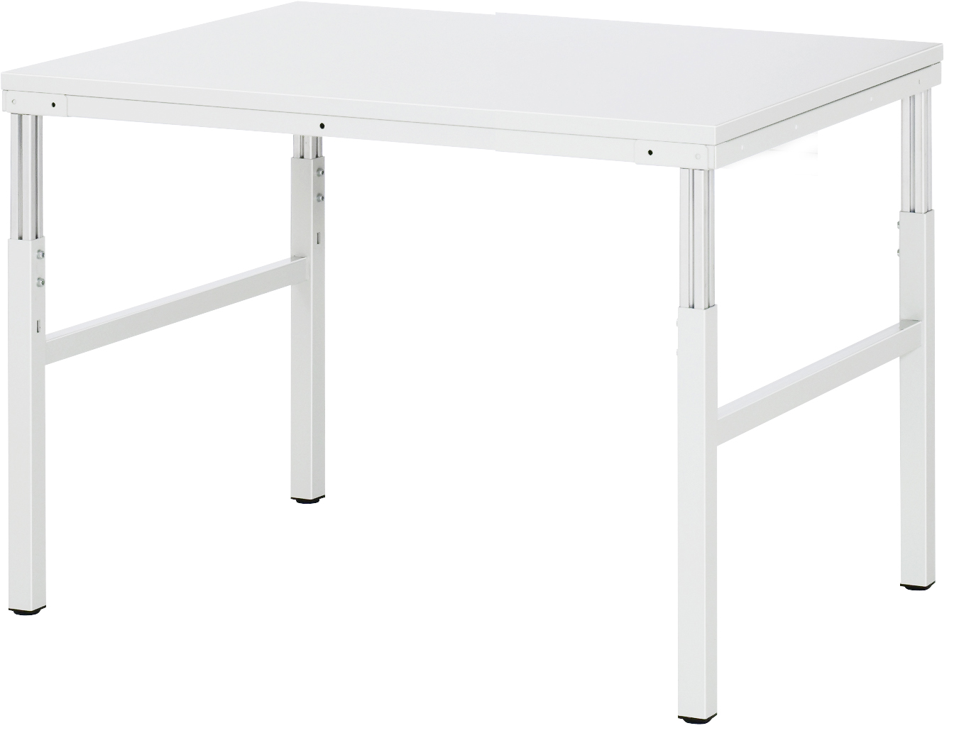 Basis-Arbeitstisch 1200x900x650-1000 mm LxTxH, Melaminarbeitsplatte