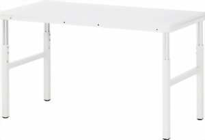 Basis-Arbeitstisch 1200x700x650-1000 mm LxTxH, EGB-Hartlaminat-Arbeitsplatte