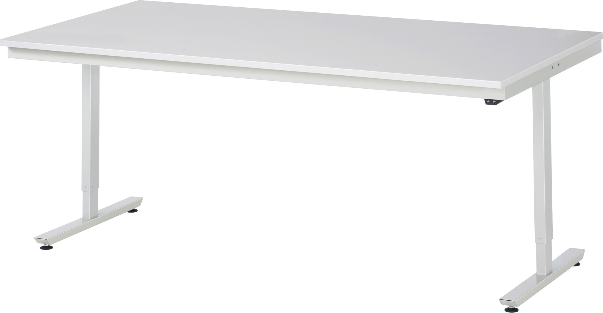 Arbeitstisch 2000x1000x720-1120 mm BxTxH mit Melamin-Platte 22 mm