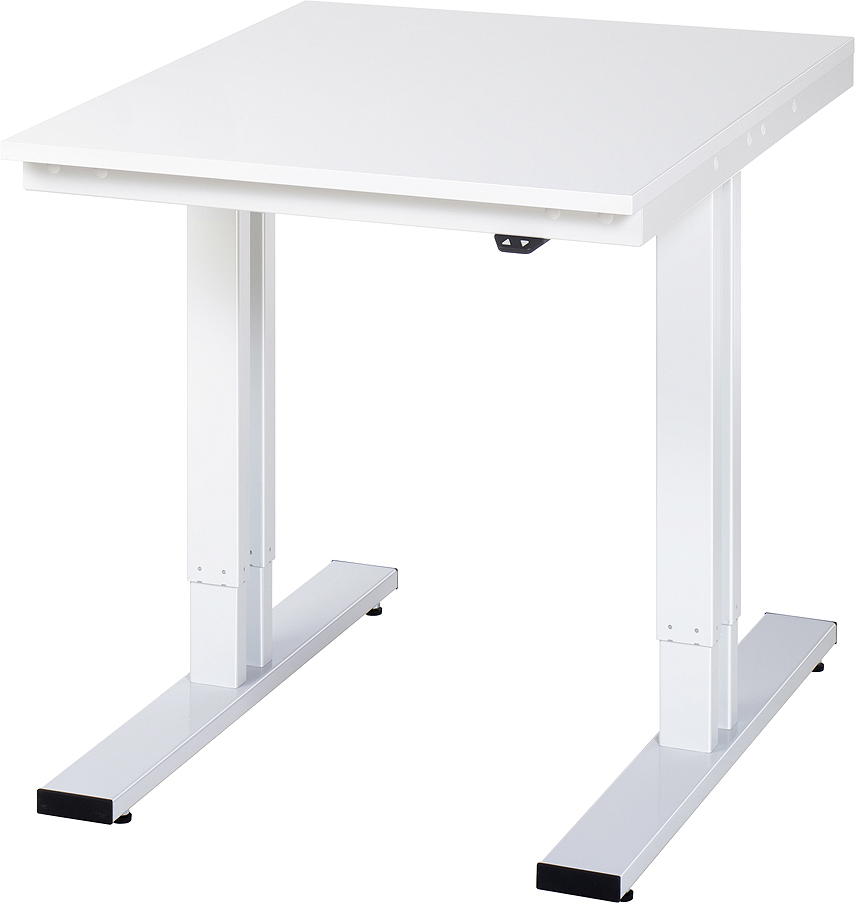 Arbeitstisch 750x1000x720-1120 mm BxTxH mit EGB-Melamin-Platte 28 mm 
