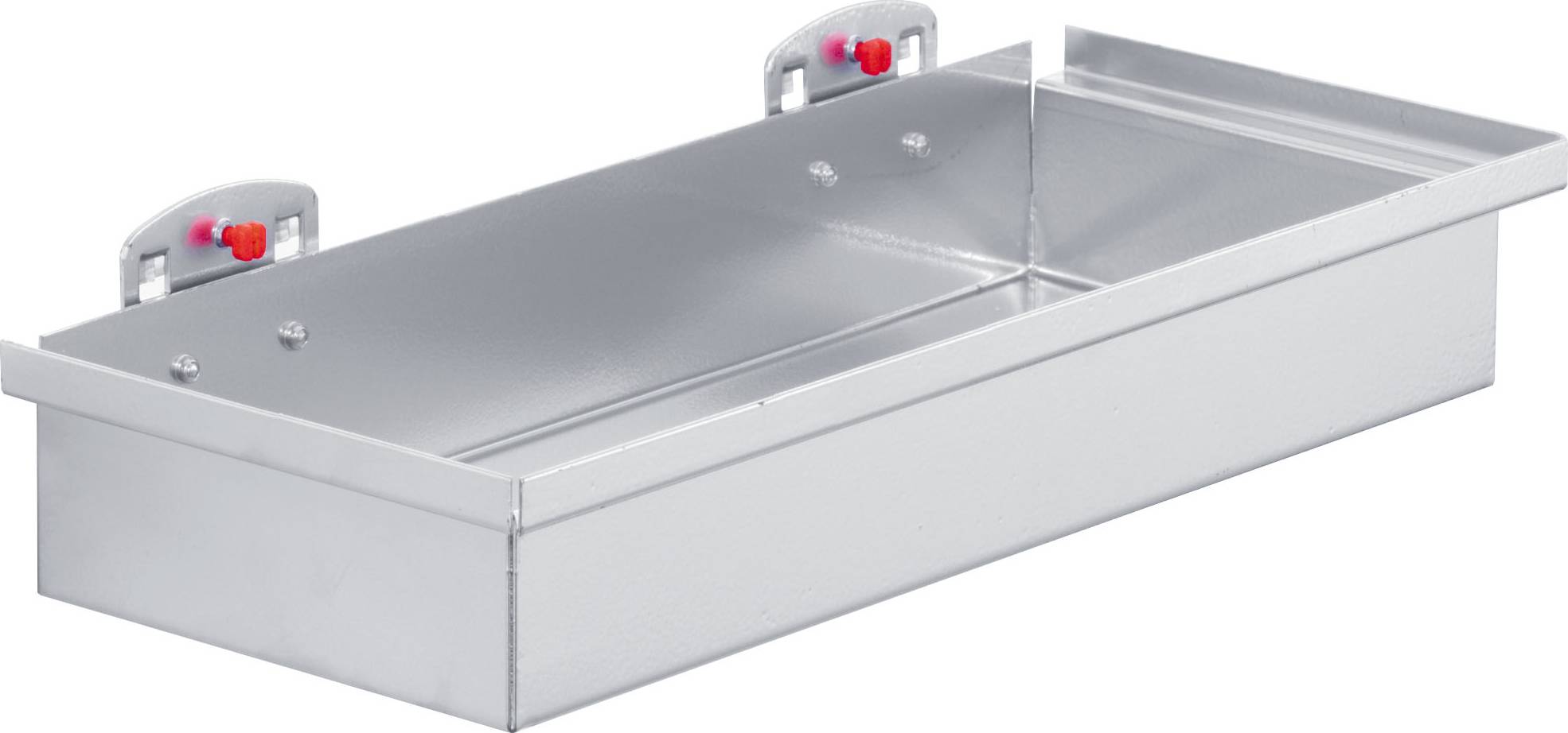 Ablagebox gross, alufarben