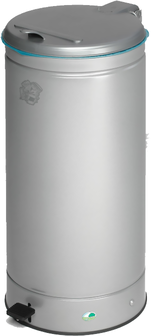 Abfallsammler 66 Liter mit Fusspedal