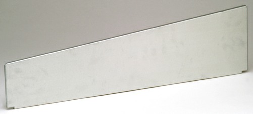 Schüttenabtrenner/-abschluss rechts für Regaltiefe 300 mm