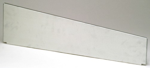 Schüttenabtrenner/-abschluss links für Regaltiefe 600 mm