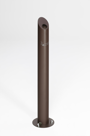 Ascher deep-brown als Standsäule