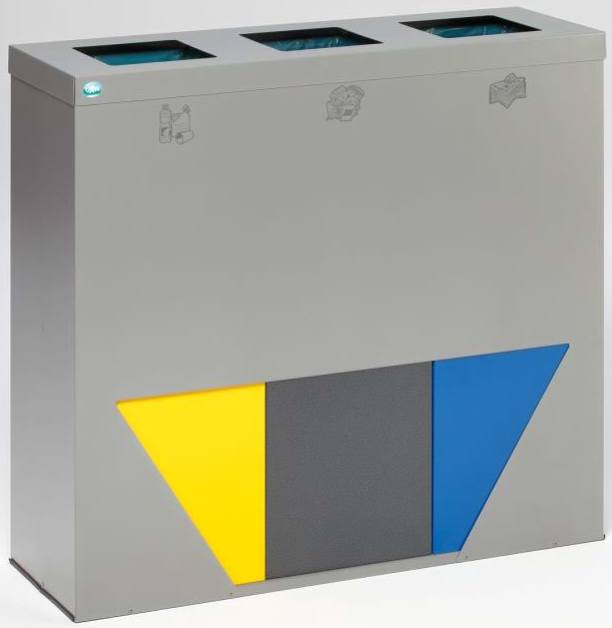 Werstoffsammelstation WS Trapez 93 silber
