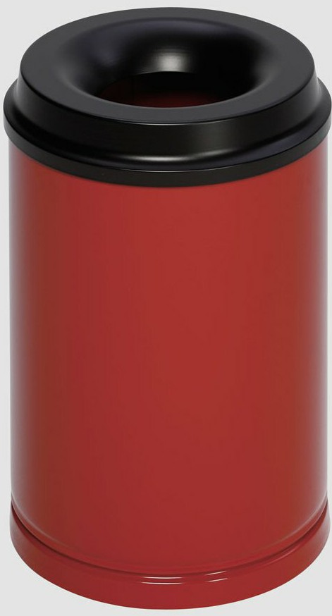 Papierkorb 15 Liter, selbstlöschend