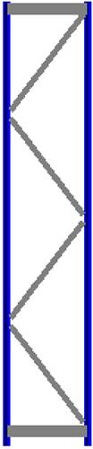 Seitenrahmen 3000x600 mm HxT