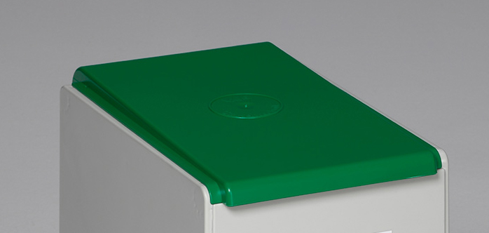 Deckel grün, für Abfallsystem WSS 40 Liter