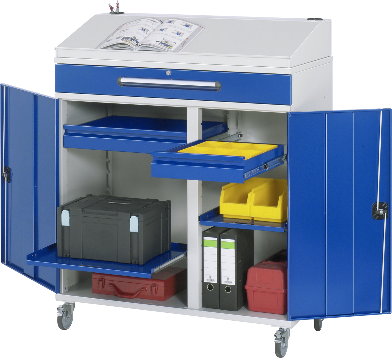 Beistellschrank - Stehpult, Modell 03