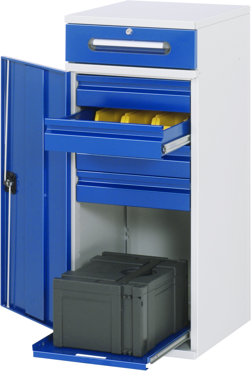 Beistellschrank-Stehpult, Modell 33, stationär