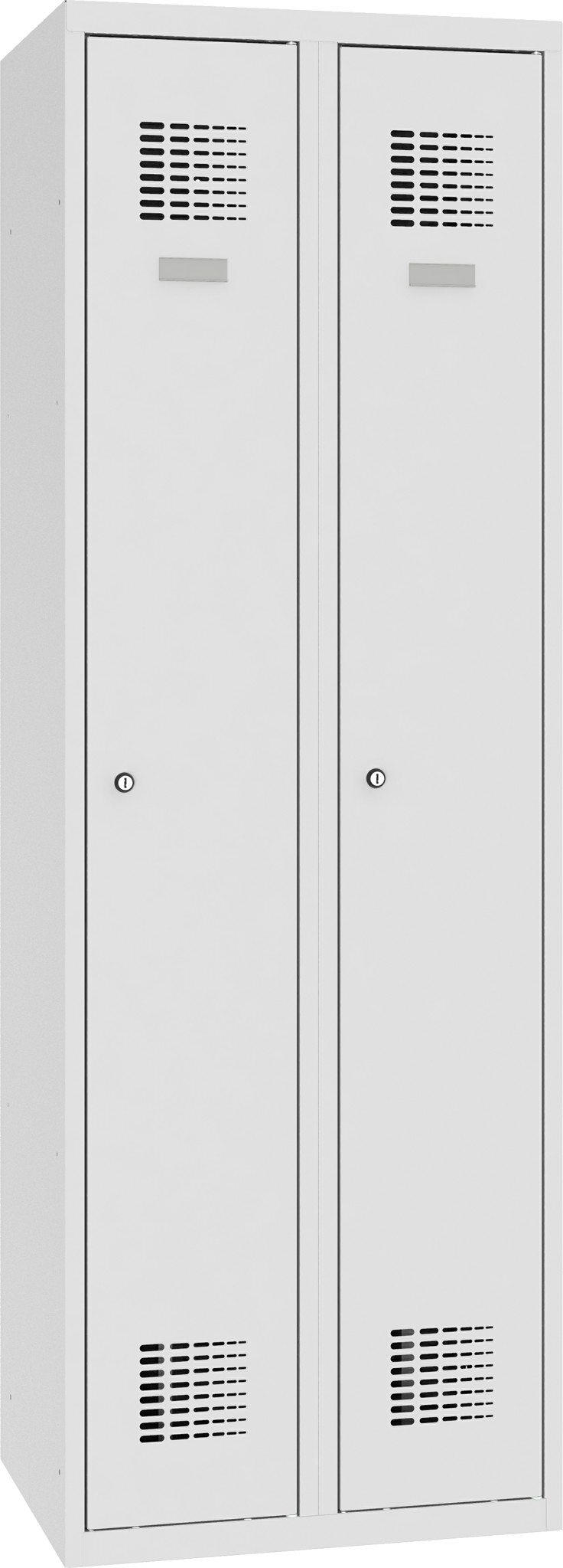 Garderobenschrank, 2 Abteile mit 300 mm Abteilbreite, SUM 320 W, 1 pkt