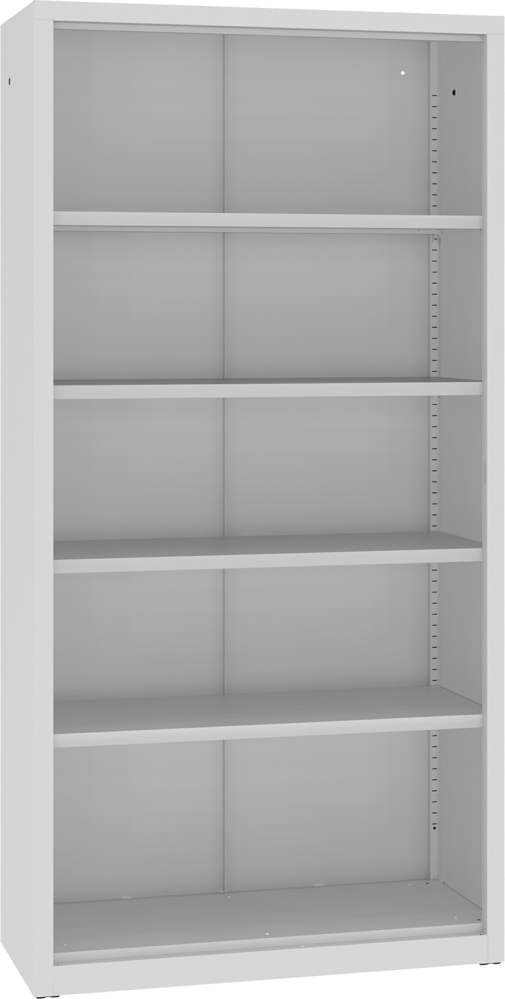 Büroregal RZ 203 lx, 1990x1000x435 mm HxBxT mit integriertem Sockel