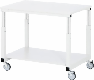 Tischwagen 1000x700x650-1050 mm LxTxH, EGB-Hartlaminat-Arbeitsplatte  