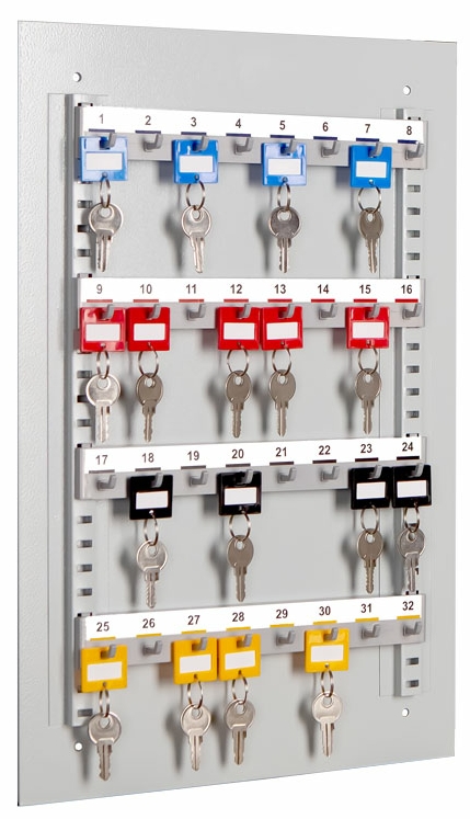 Hakenwand für Modell GW-WT32 für 32 Schlüssel