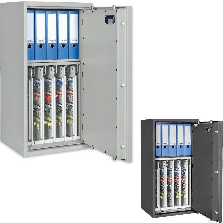 Schlüssel-/Wertschutzschrank GW-STL 400 KOMBI, 950x500x420 mm HxBxT