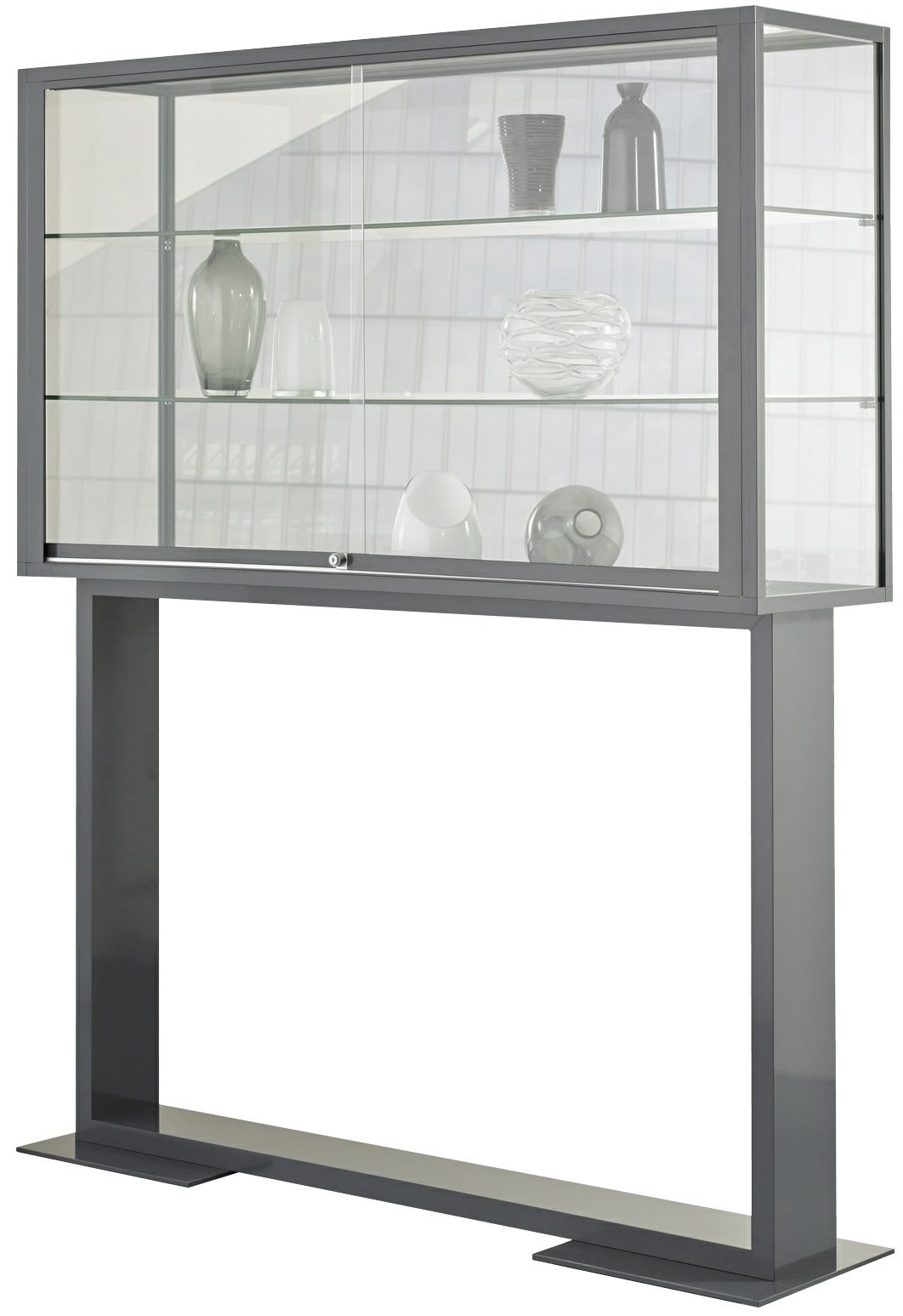 Ausstellungsvitrine 1800x1500x400 mm HxBxT