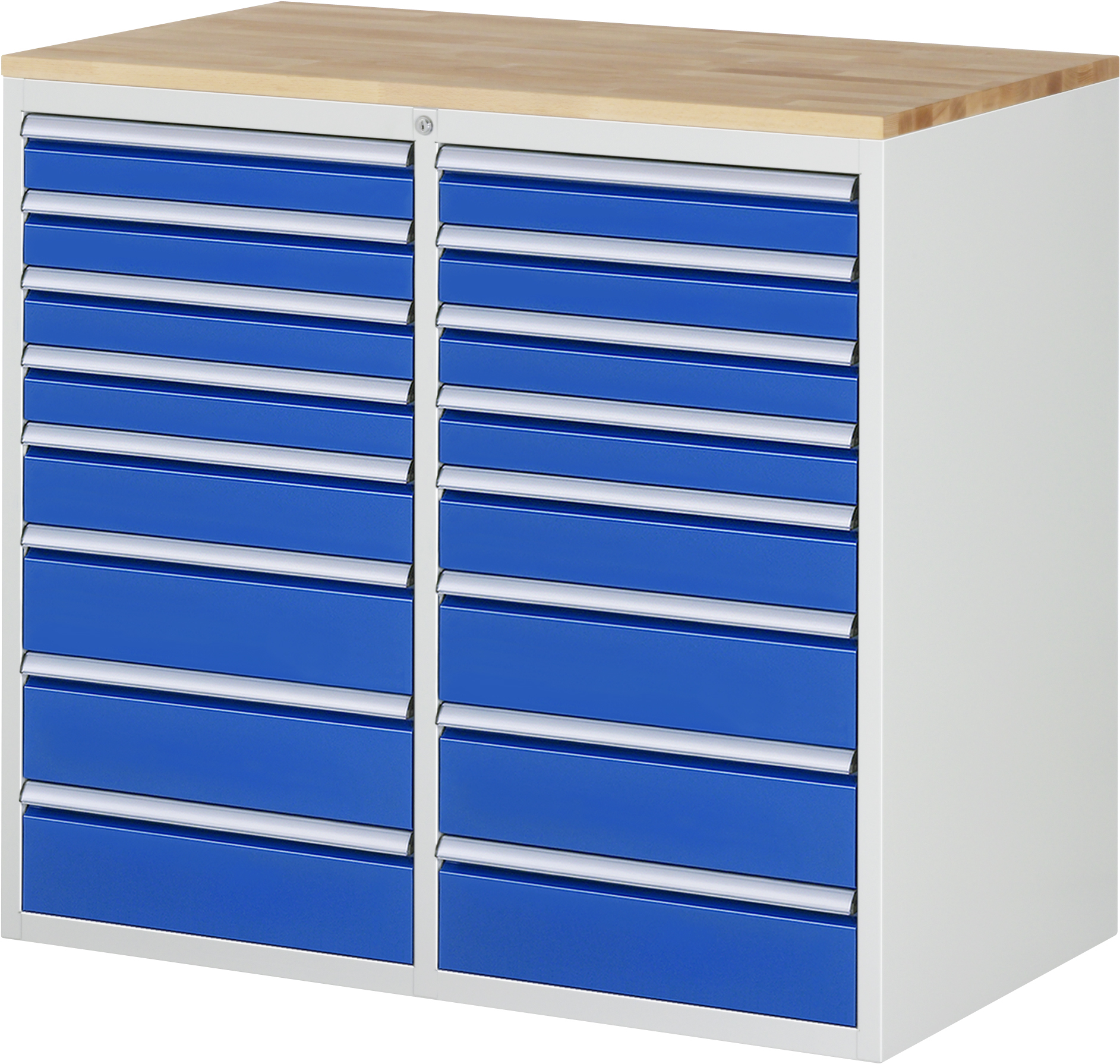 Schubladenschrank Modell LL7.8.8, 1035x1145x650mm HxBxT