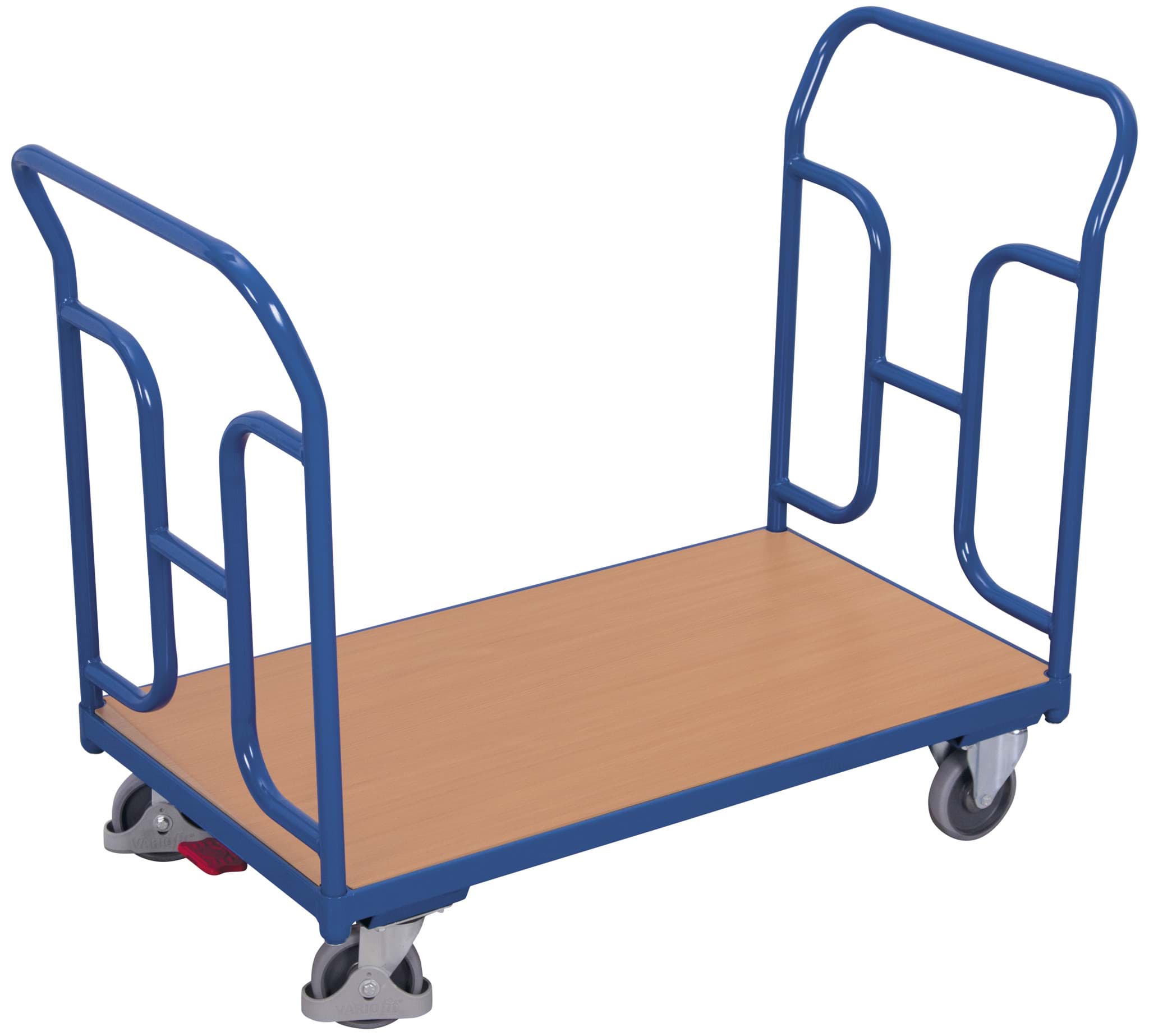 Doppel-Schiebebügelwagen, Ladefläche: 1000 x 600 mm BxT