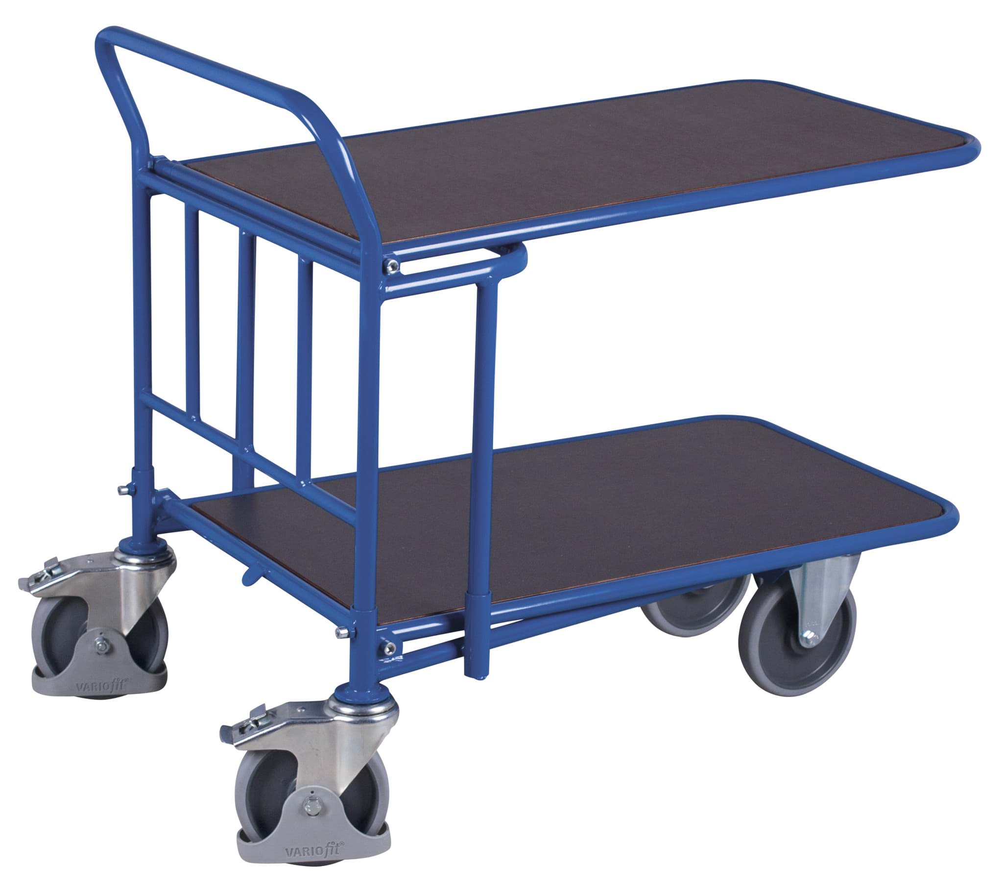 C+C-Wagen 2 Ladeflächen, 990 x 640 x 965 mm BxTxH, Siebdruckplatte