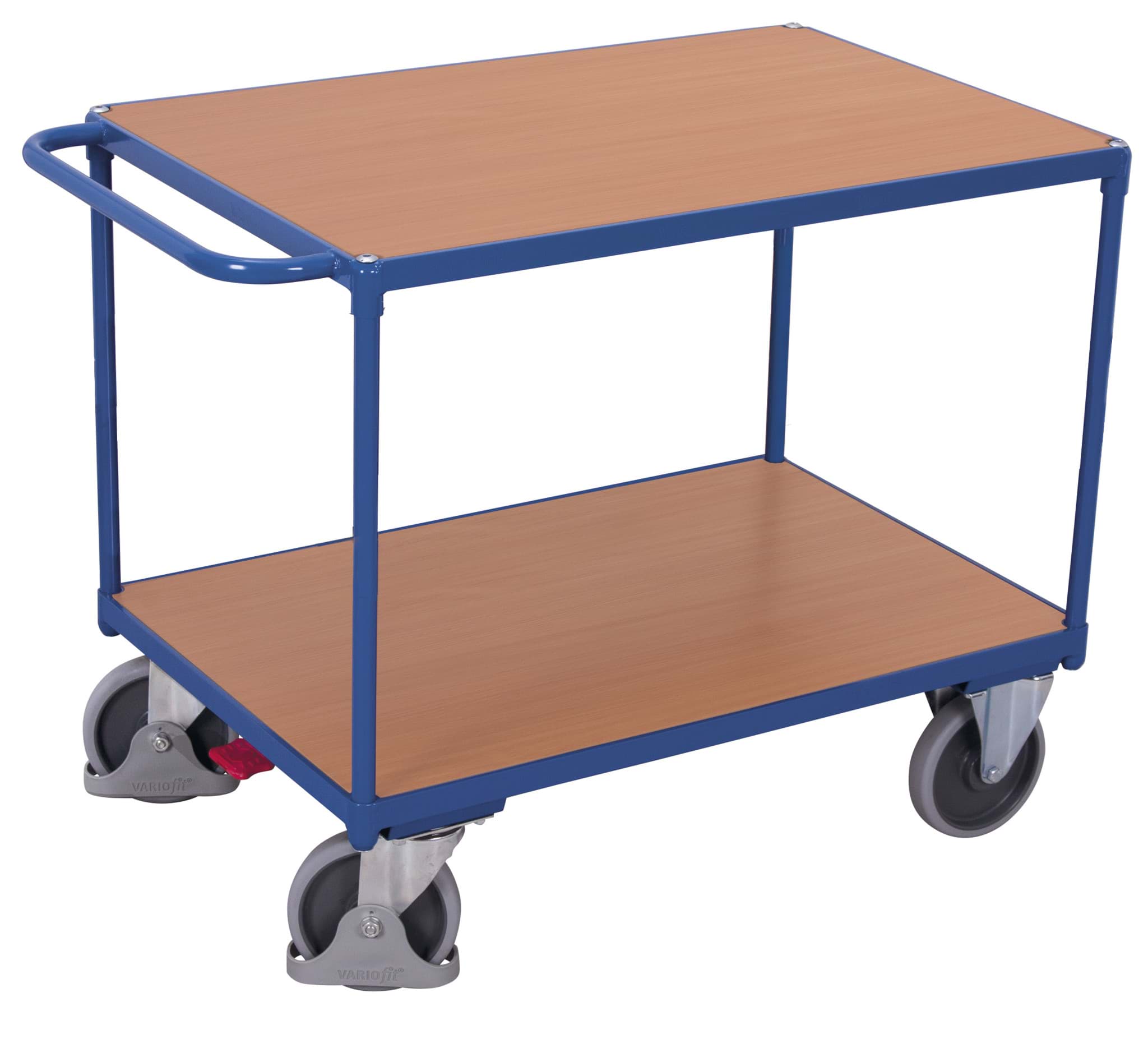 Tischwagen mit 2 Ladeflächen, 1040x500x880 mm BxTxH