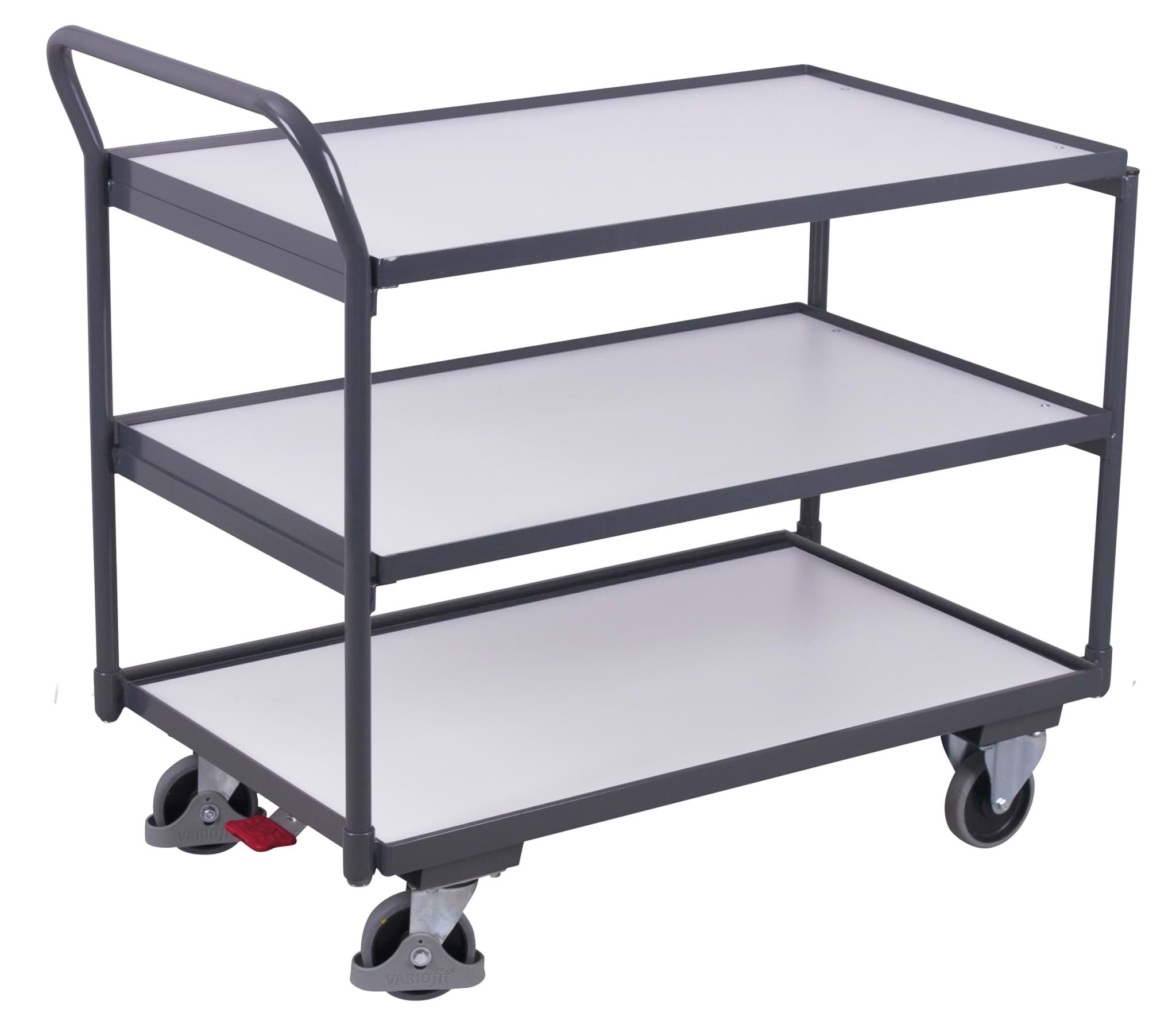 ESD-Wagen, 3 Ladeflächen, 1125 x 625 x 1010 mm BxTxH