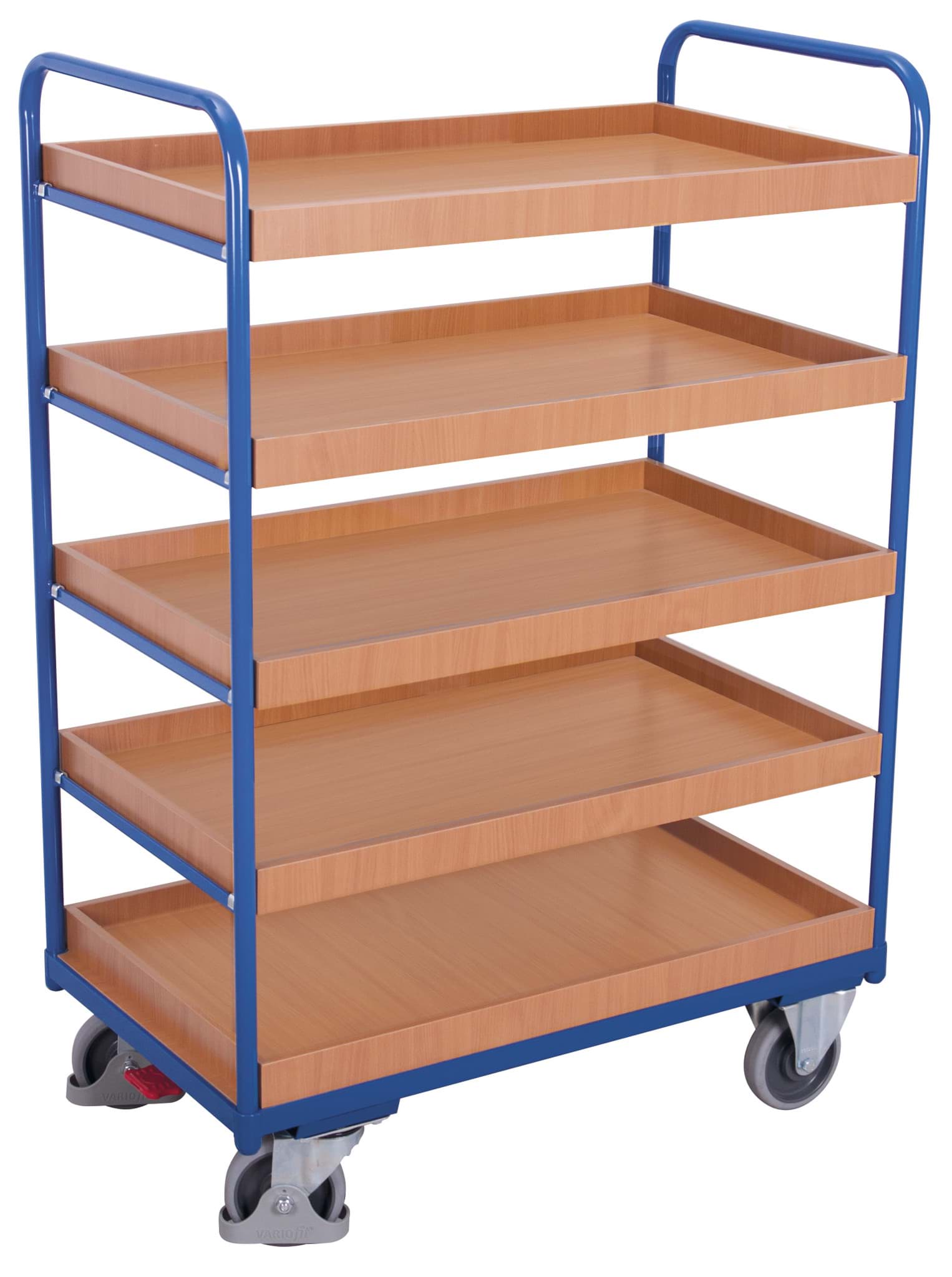 Etagenwagen, 5 Ebenen 910 x 500 x 1530 mm BxTxH