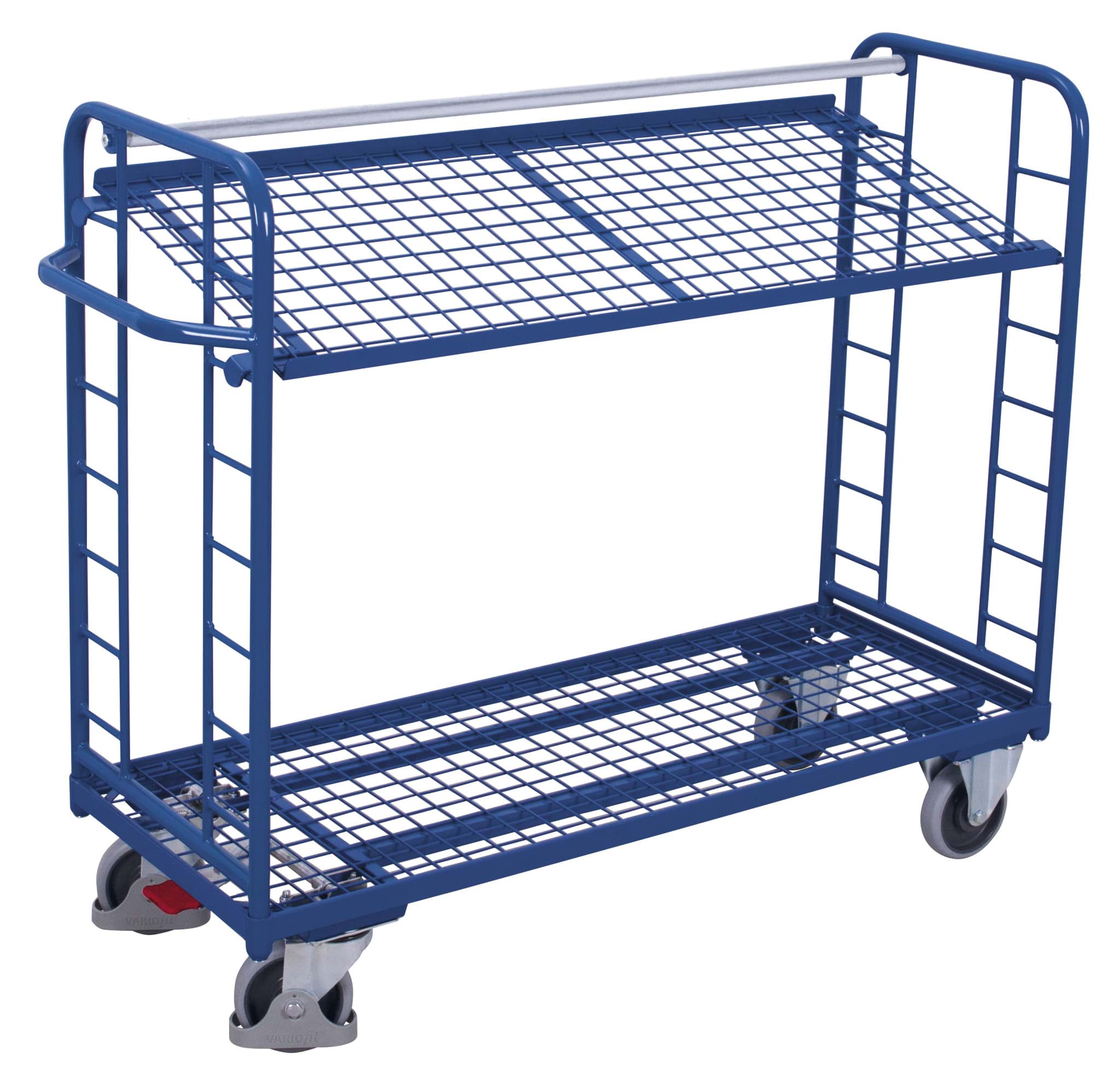 Etagenwagen, 2 Ebenen 1510 x 550 x 1235 mm BxTxH