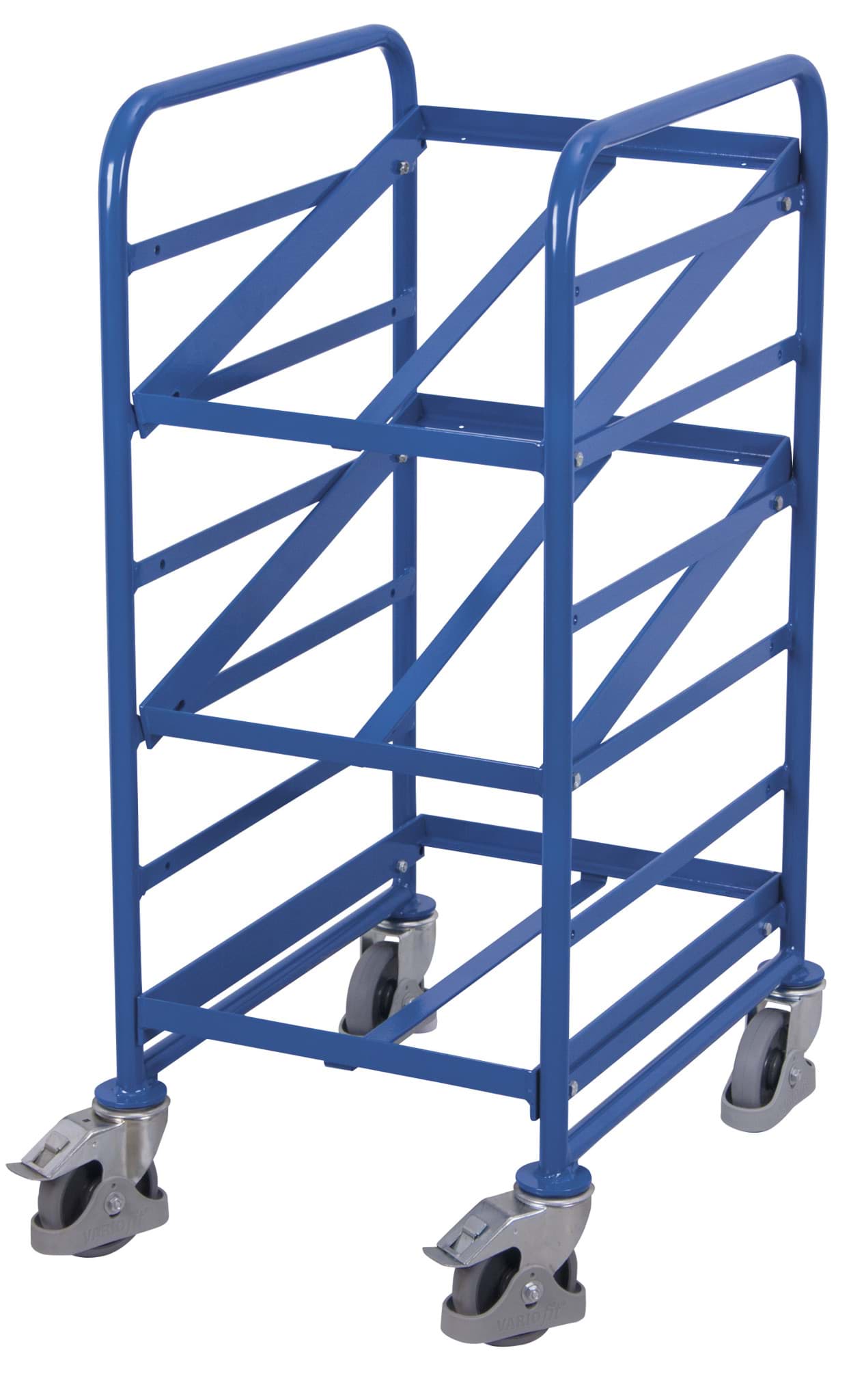 Eurokastenwagen, 3 Ebenen, 520x665x1125 mm BxTxH