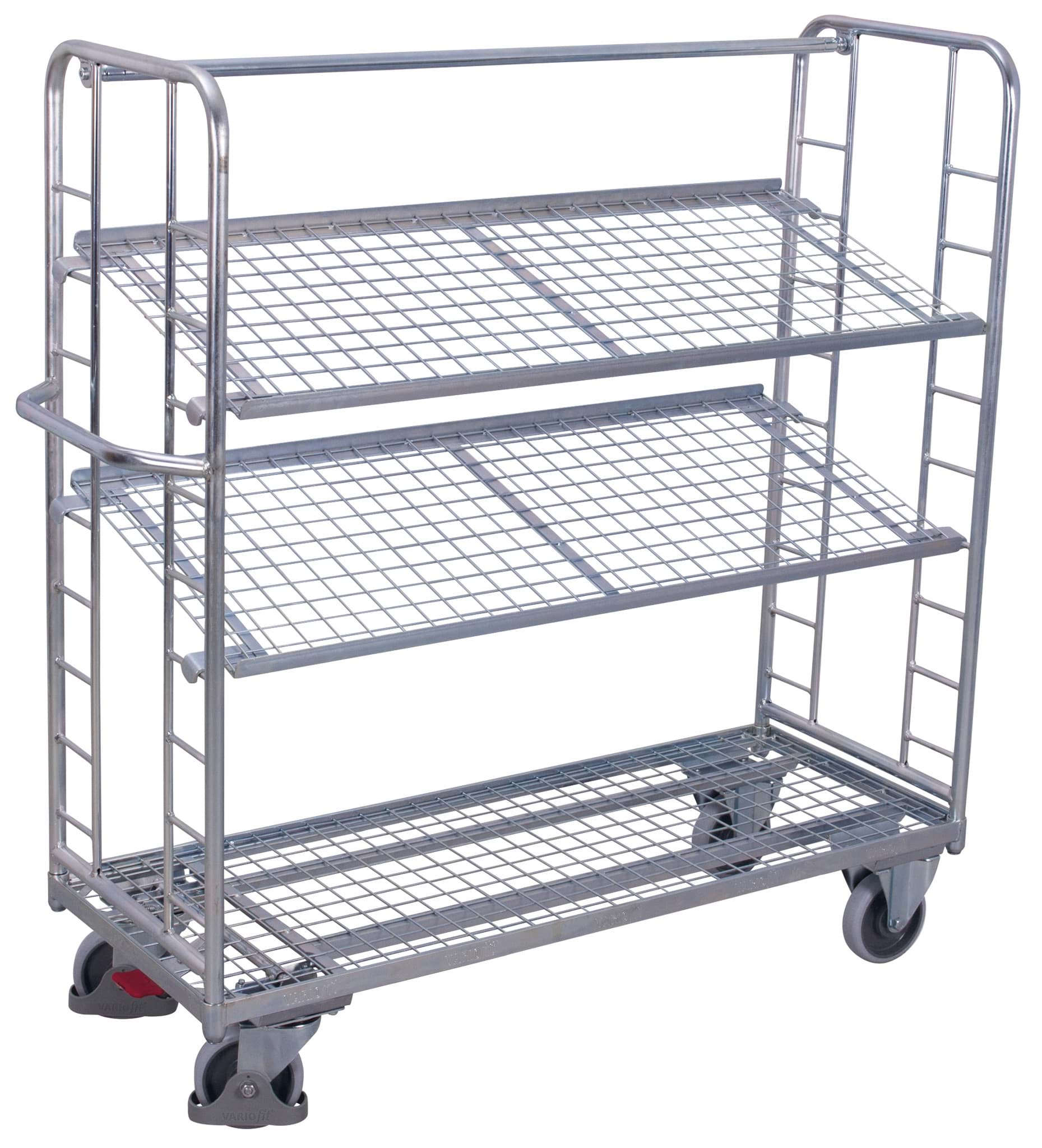 Etagenwagen, 3 Ebenen 1510x550x1535 mm BxTxH