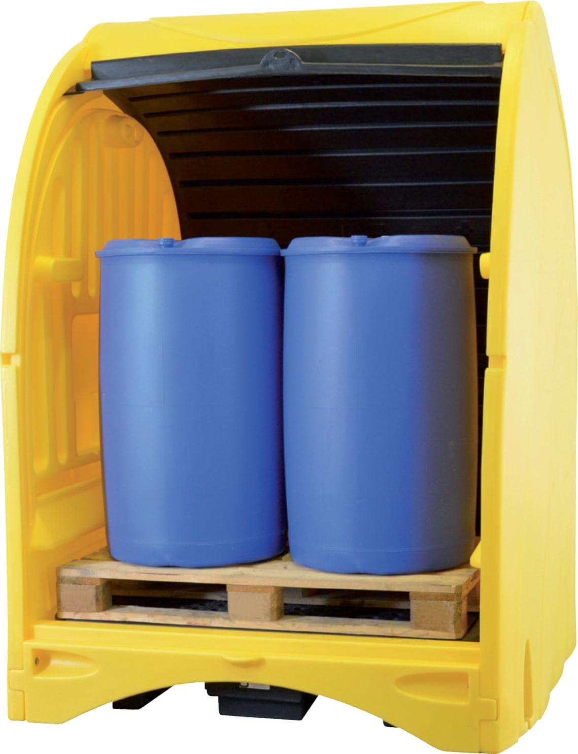 Gefahrenstoffstation aus Kunststoff PE-ST-4