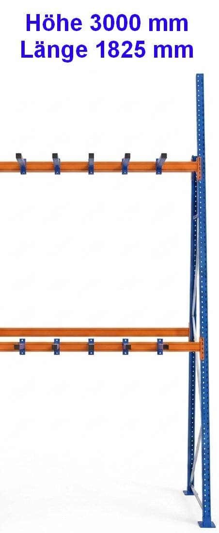 Profillager-Anbauregal 3000x1825x1100 mm HxBxT ab Lager