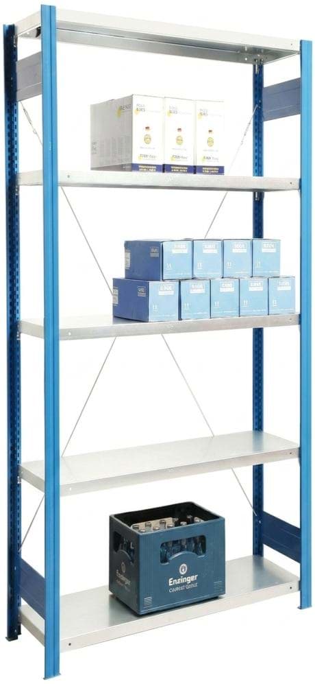 Grundregal 2000x875x500 mm HxBxT in diversen Farben