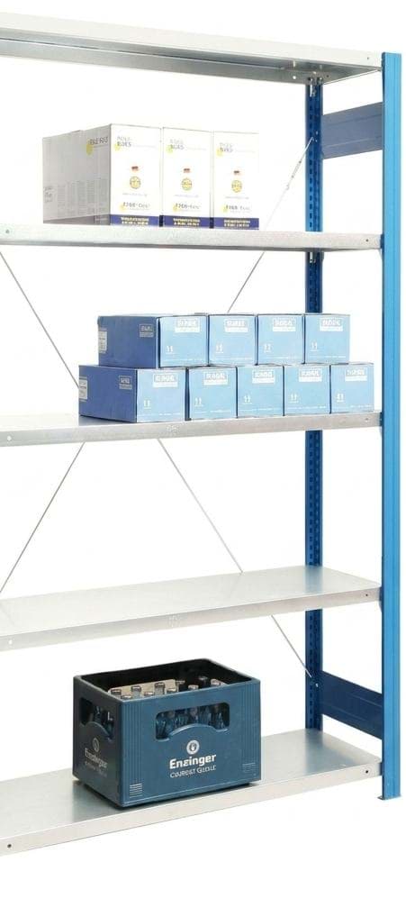 Anbauregal 2000x1005x500 mm HxBxT in diversen Farben