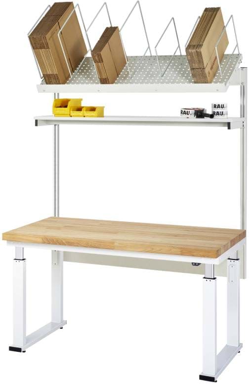 Packtisch 1500x700x740-1140mm LxTxH, elektisch höhenverstellbar