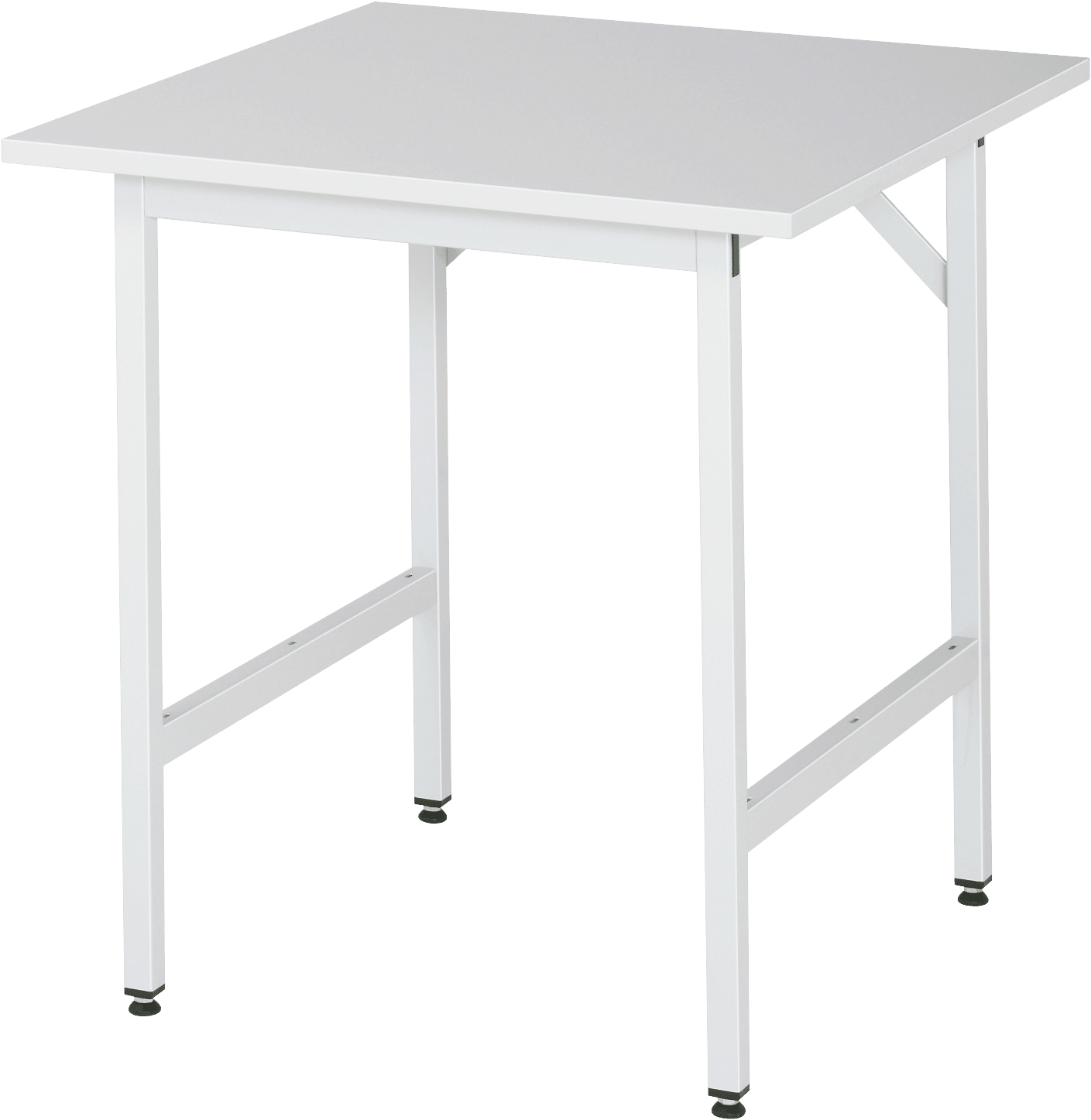 Arbeitstisch, B 750 x T 800 x H 800-850 mm, EGB-Melaminbeschichtete-Platte 28 mm