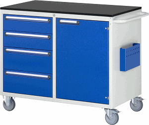 Montagewagen Modell LL5.20.12, B 1145 x T 650 x H 970 mm, Melamin-Top 19 mm