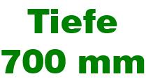 Tischtiefe 700 mm