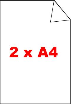 2 x DIN A4
