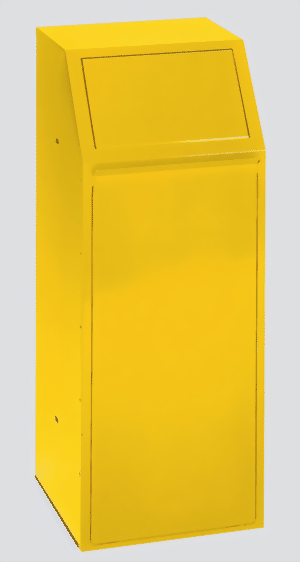 Wertstoffsammler gelb RAL 1023 für 110 Liter Säcke